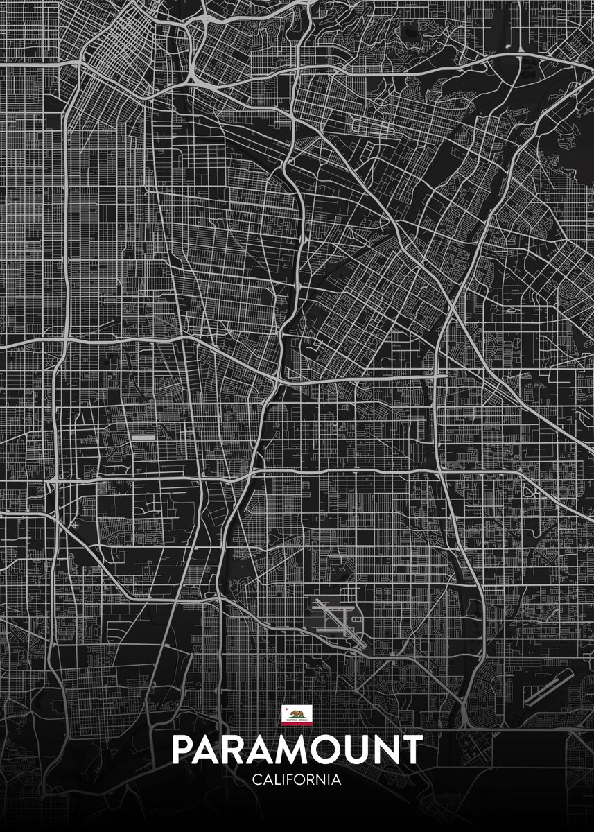 'Paramount CA' Poster by IMR Designs Displate