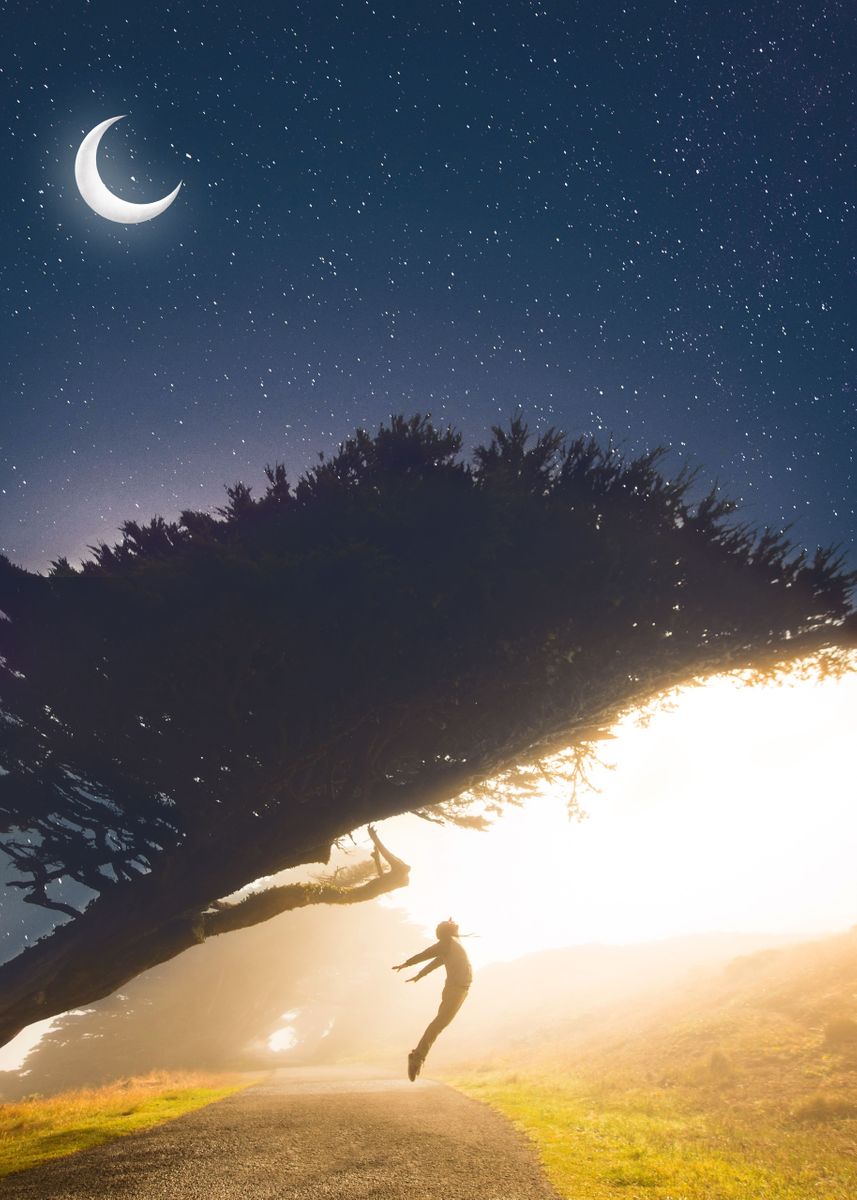 ‘Levitating ’ Poster by Rohit chaudhary | Displate