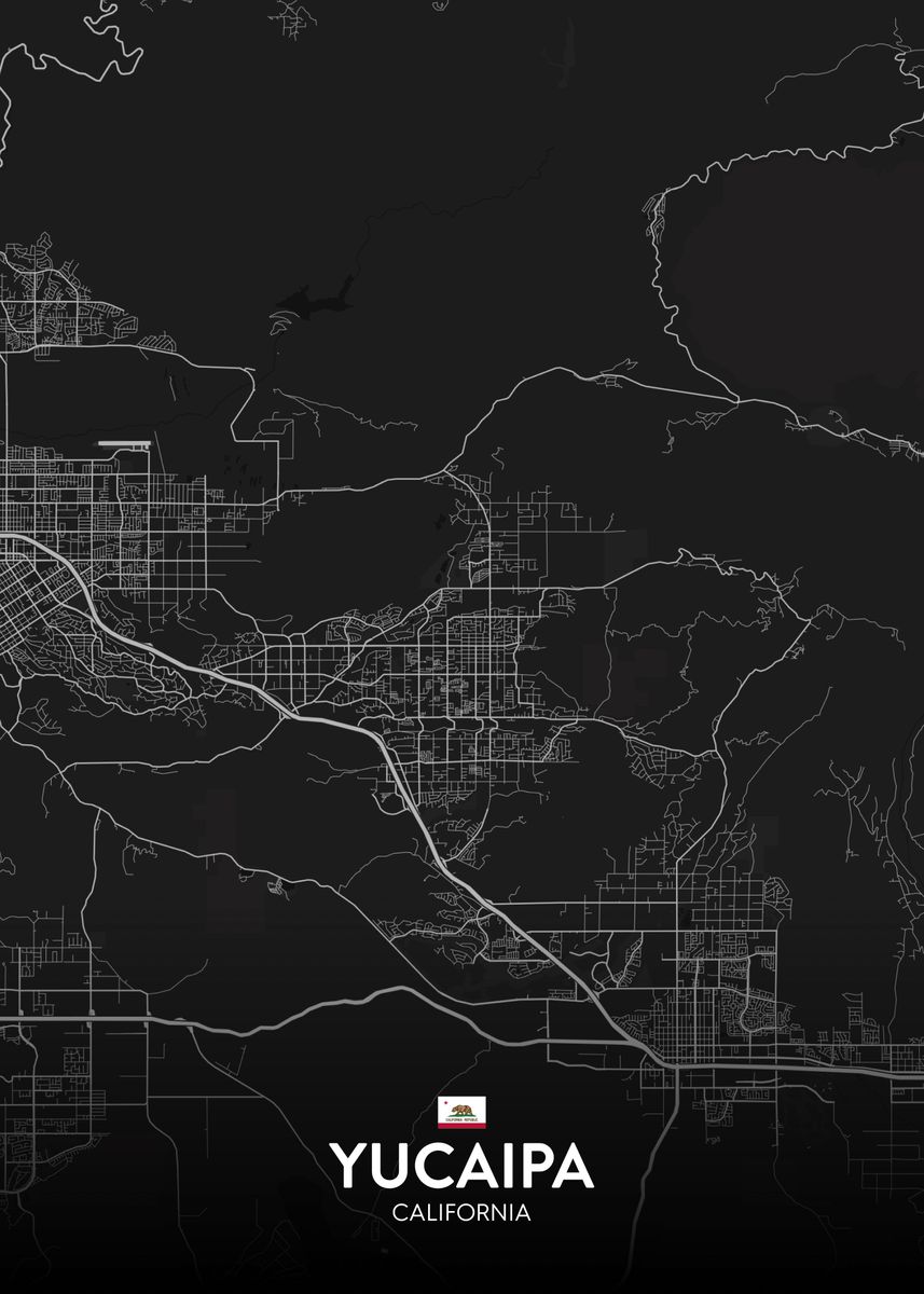 Yucaipa CA Poster By IMR Designs Displate 