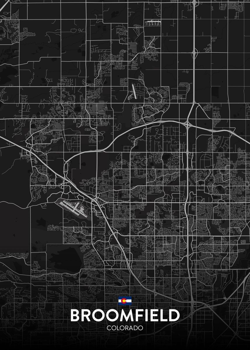 'Broomfield CO' Poster by IMR Designs Displate