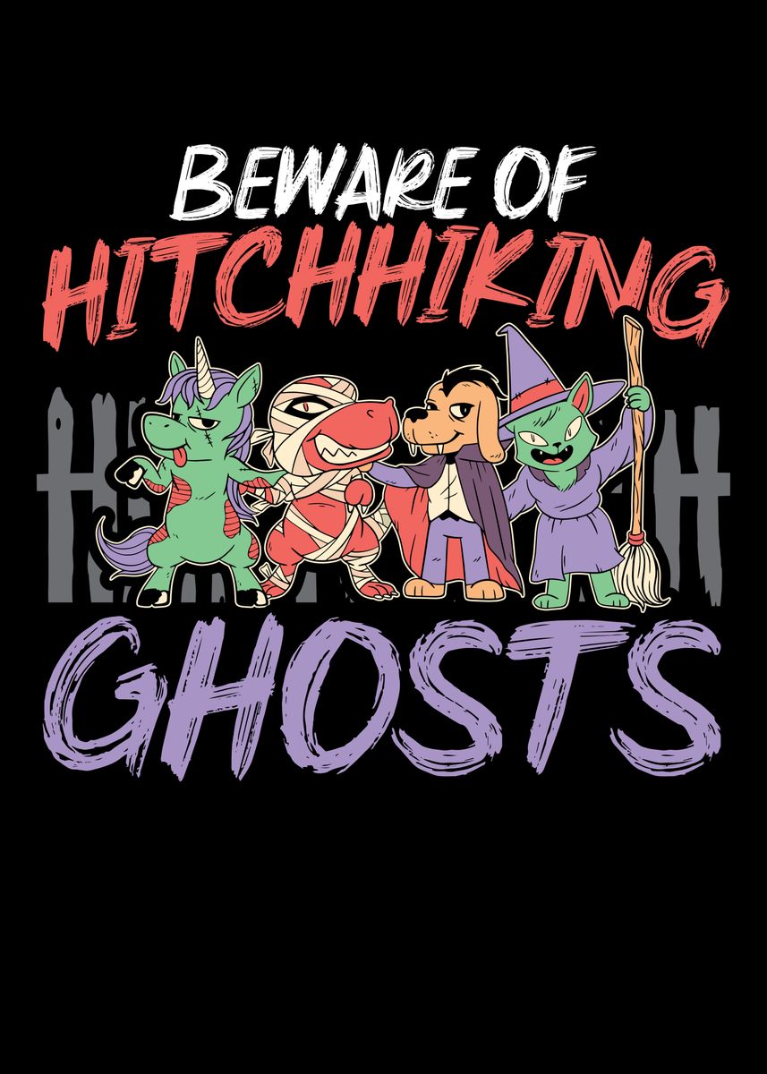 'Hitchhiking Ghost' Poster by NAO | Displate
