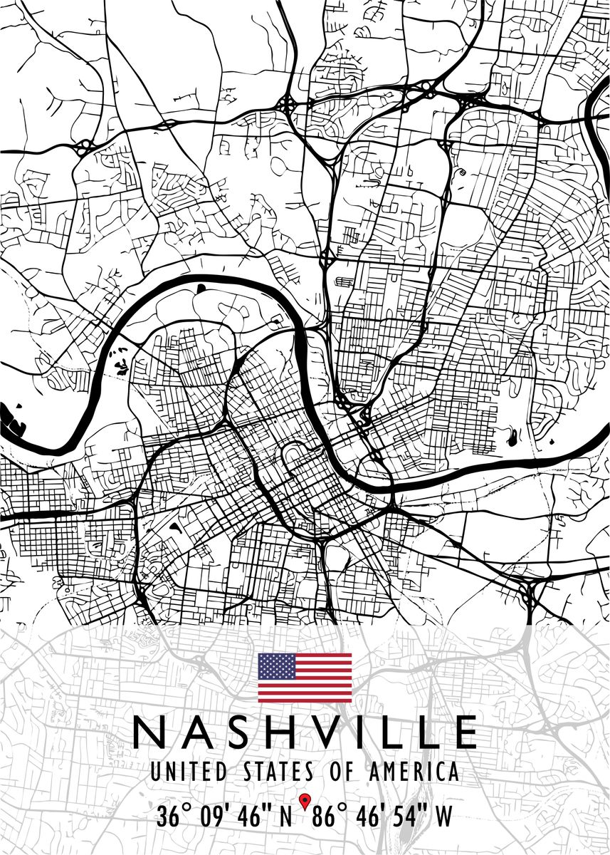 NASHVILLE MAP USA Poster Picture Metal Print Paint By Artistic B96626fe346bd0e5d1ffcbbd84249c93 8db61e8b9ec70f8c11aa9f2e92479fc1 
