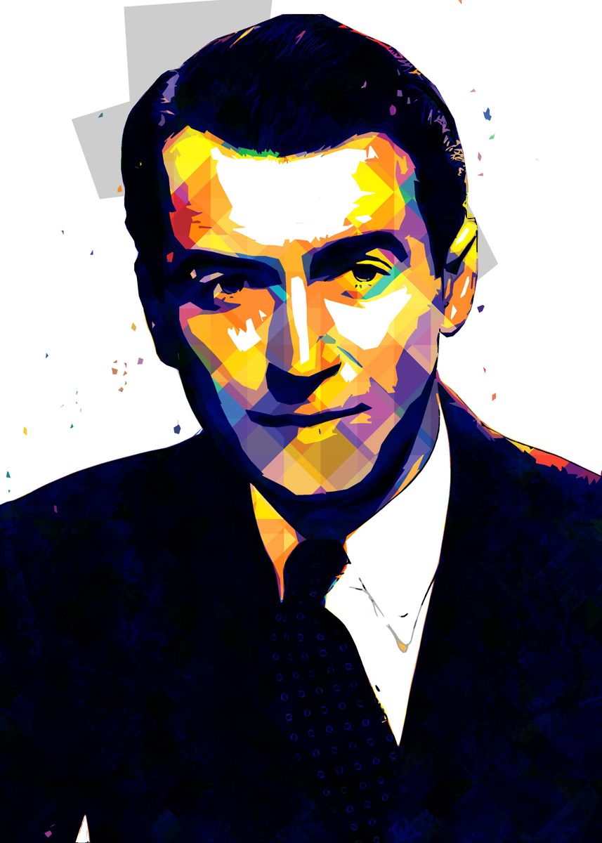 'James Stewart' Poster by HildaWarren Studio Displate