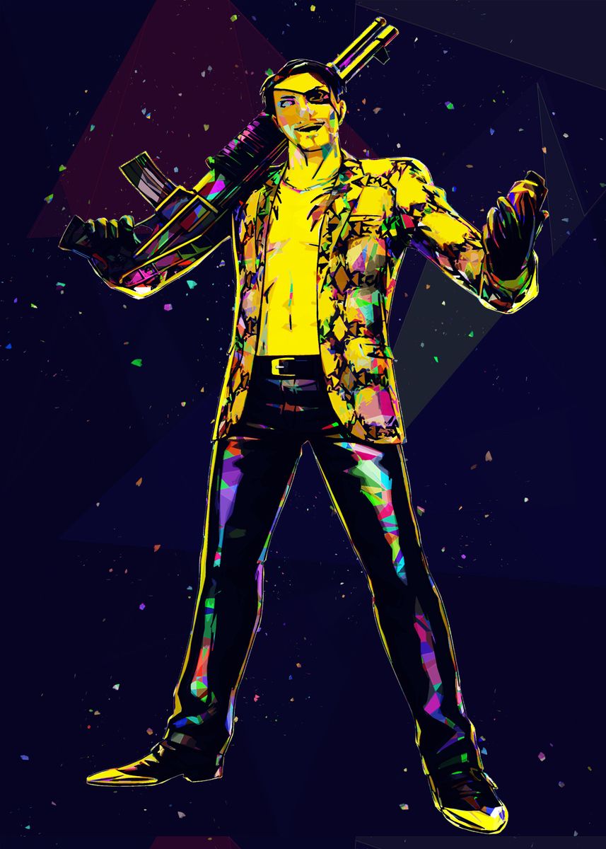 'Goro Majima' Poster, picture, metal print, paint by MarcosHarris ...