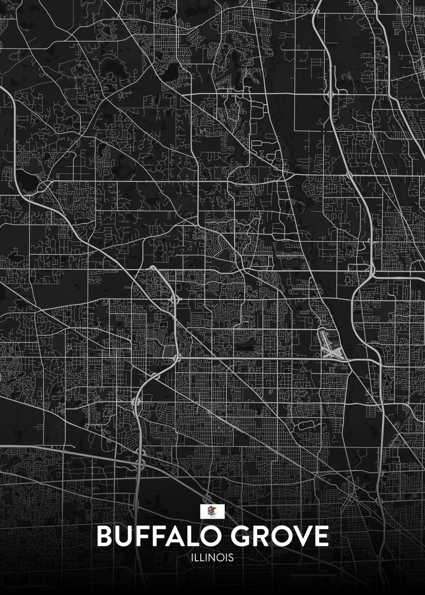 'Buffalo Grove IL' Poster by IMR Designs Displate