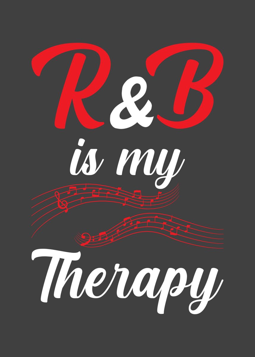 Favorite Rbt Quote 'RB Music Quote' Poster, picture, metal print, paint by schmugo | Displate