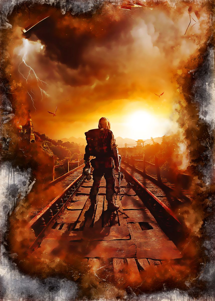 'Metro Exodus ' Poster, picture, metal print, paint by Hamura Sanum ...