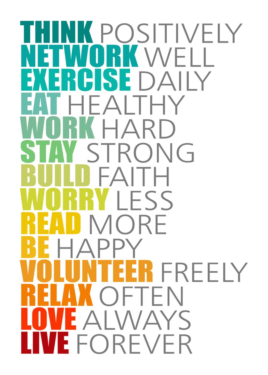 'Quote Of The Day' Poster, picture, metal print, paint by Fill Artwork ...