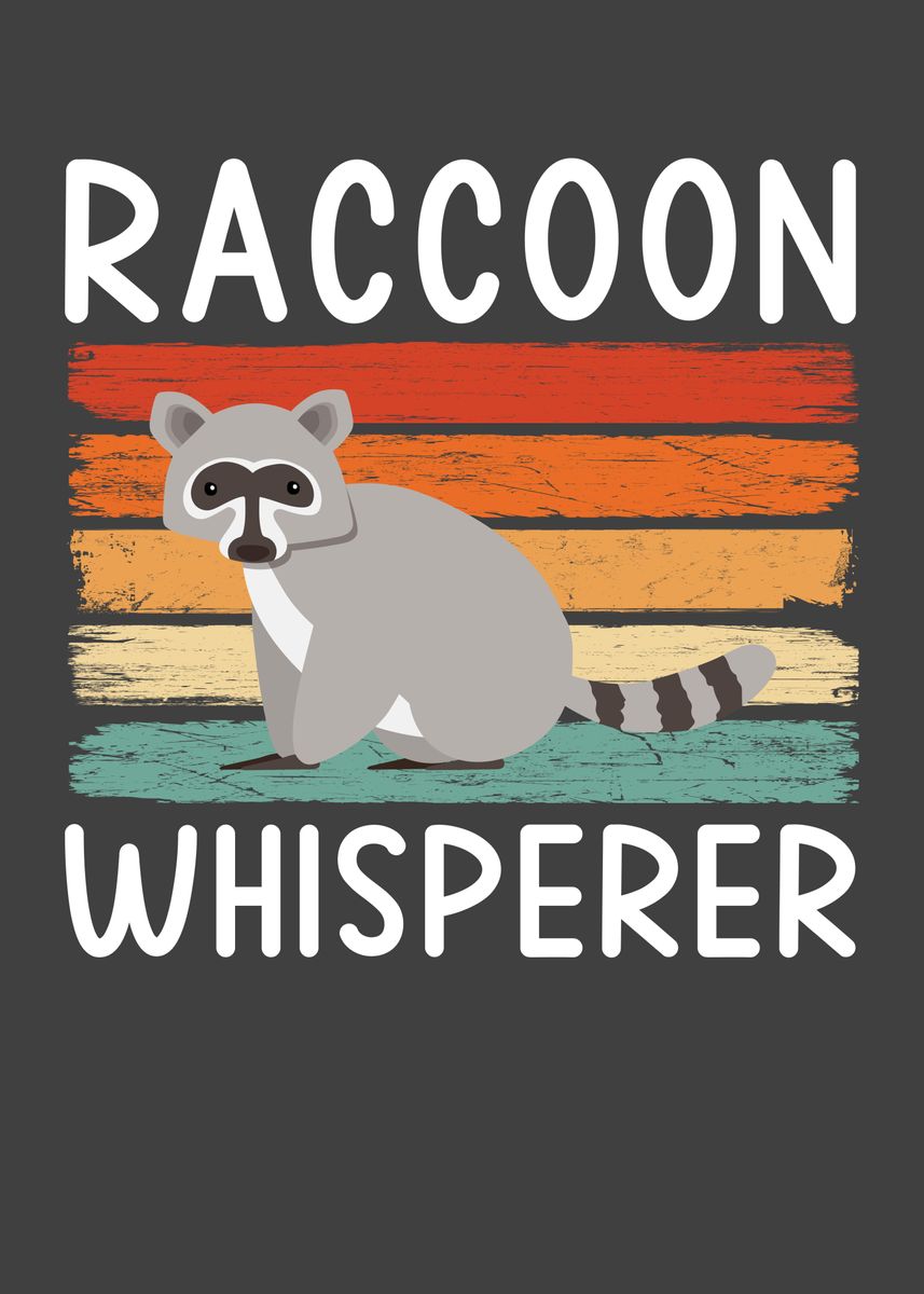 'Racoon' Poster by Hexor | Displate