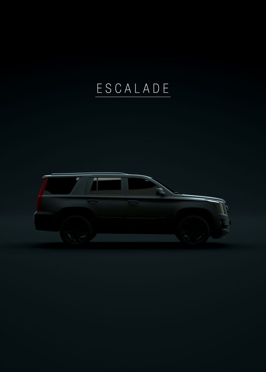 'Escalade Mk4 2015' Poster by 21 MXM  | Displate