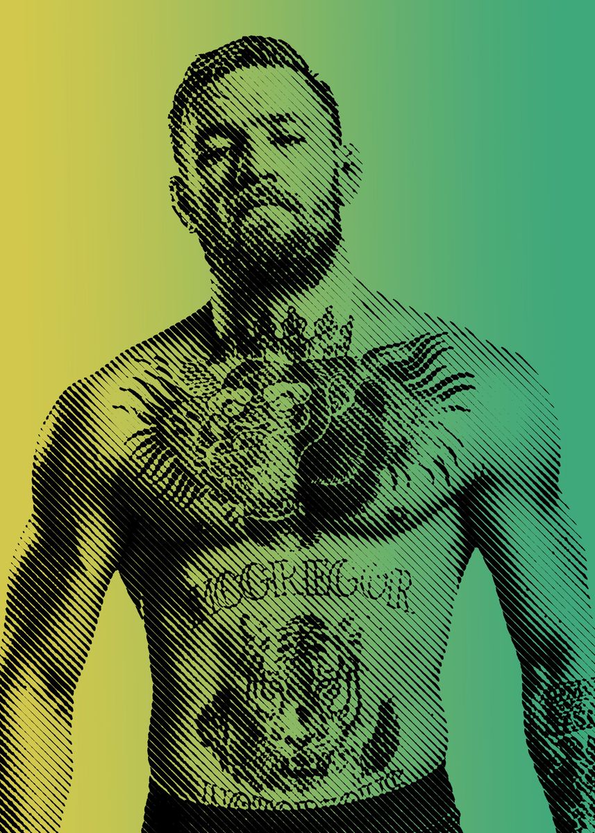 'Conor McGregor' Poster, picture, metal print, paint by Trending ...
