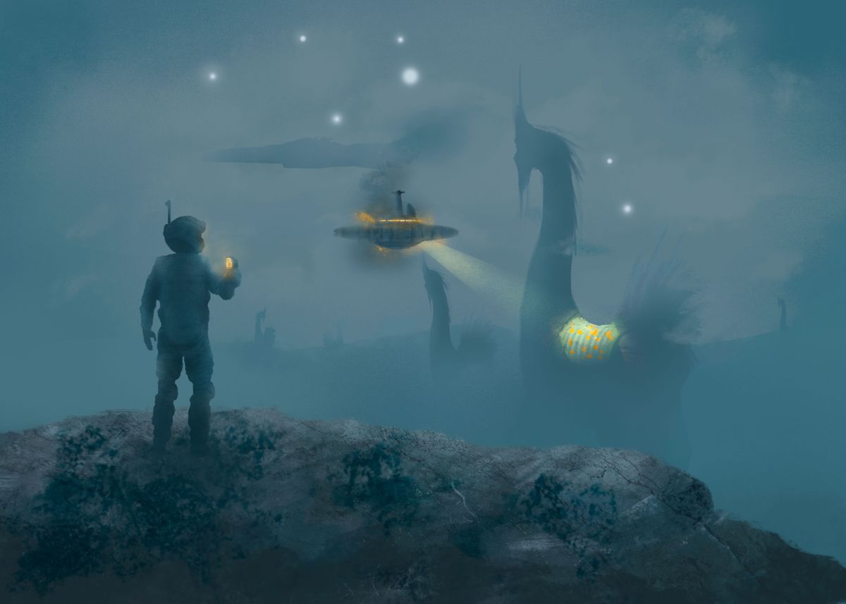 'No Longer Alone' Poster by Aaron Rolfe | Displate