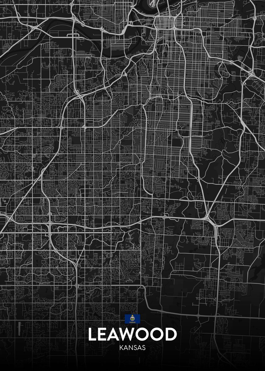 Leawood KS Poster Picture Metal Print Paint By IMR Designs Displate 