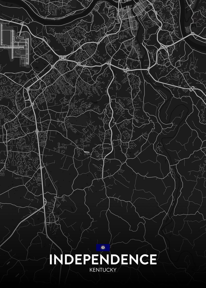 'Independence KY' Poster by IMR Designs Displate