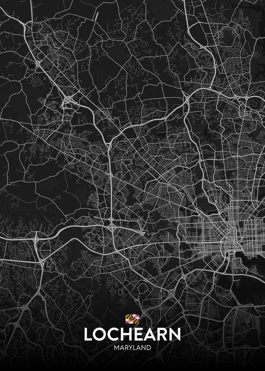 'Lochearn MD' Poster by IMR Designs Displate