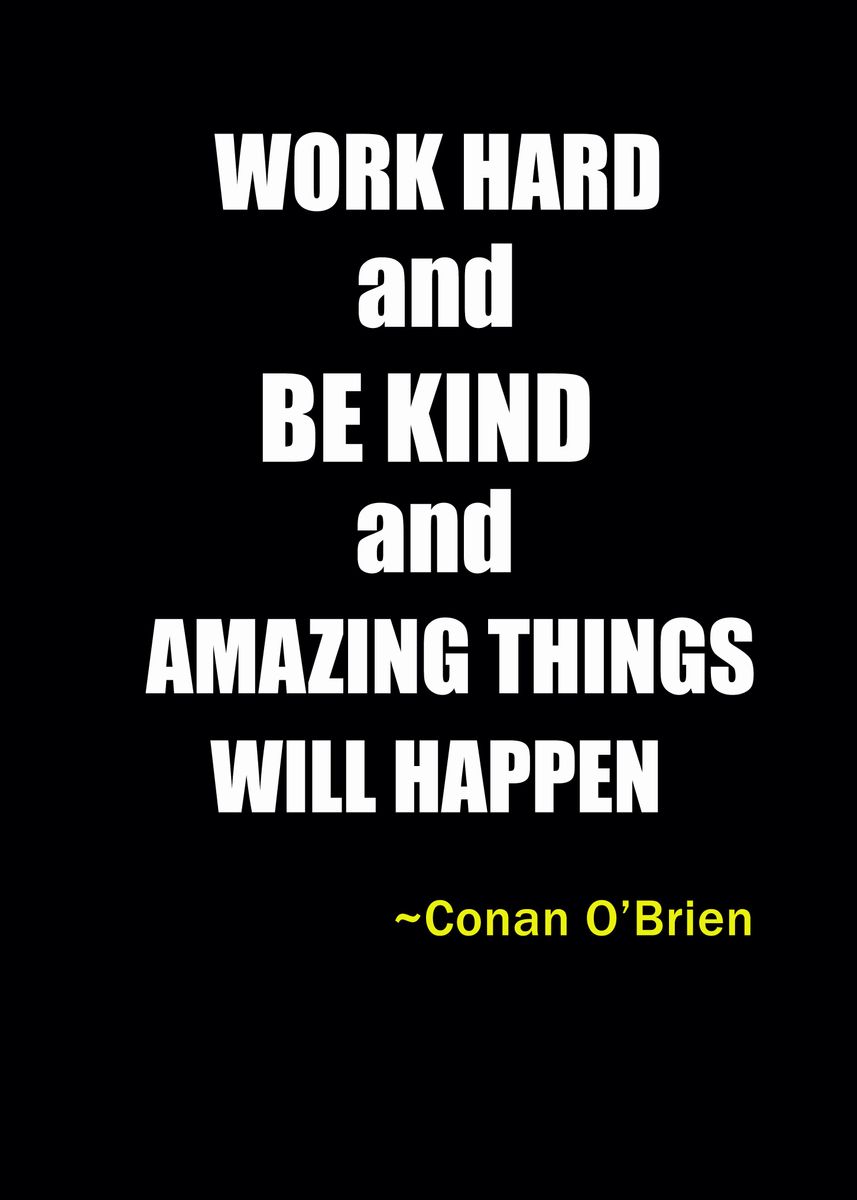 'WORK HARD' Poster by Zacky Mrf | Displate