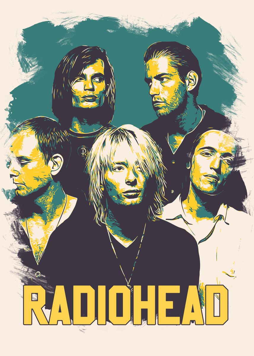 'Radiohead Artwork ' Poster, picture, metal print, paint by Rizky ...