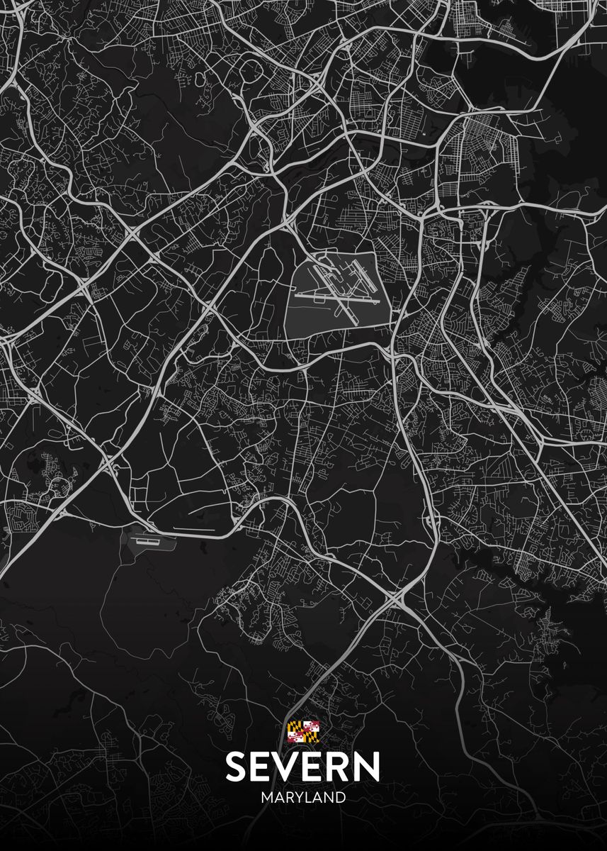 'Severn MD' Poster by IMR Designs Displate