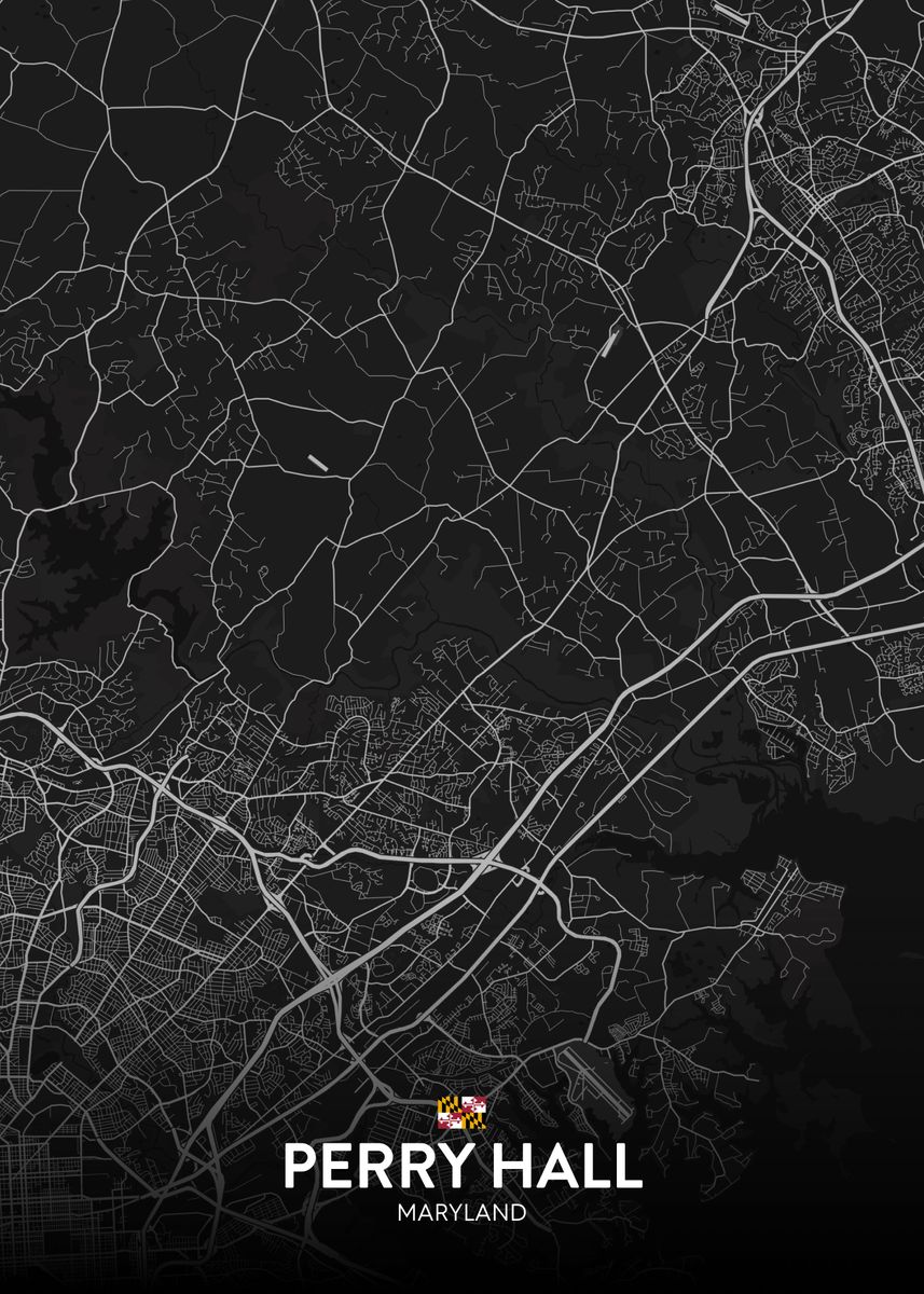 'Perry Hall MD' Poster by IMR Designs Displate