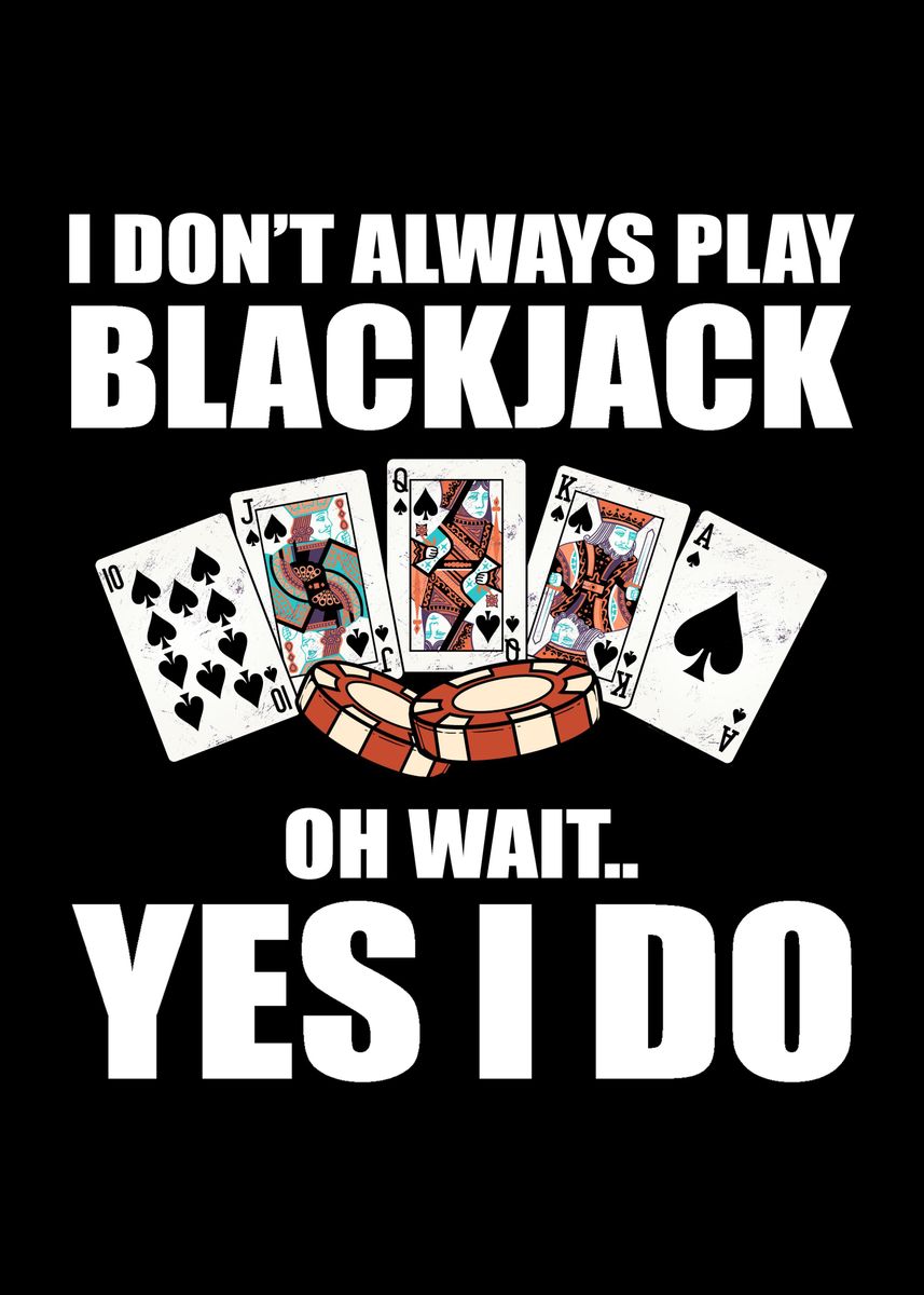 'Funny Blackjack' Poster by FunnyGifts Displate