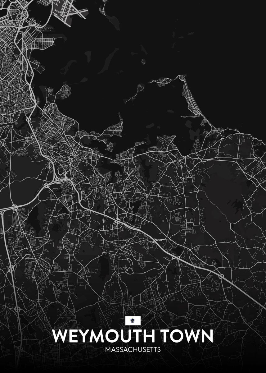 'Weymouth Town MA' Poster by IMR Designs Displate