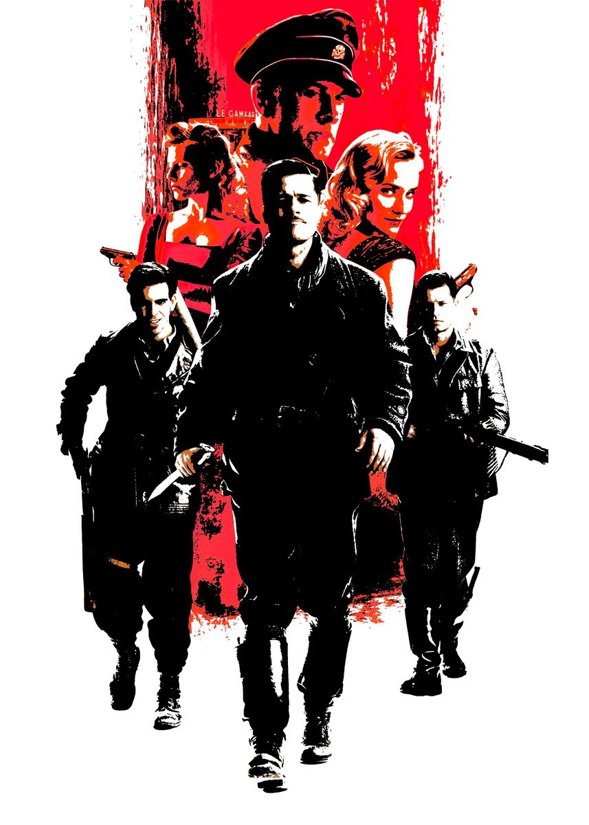 'inglourious Basterds' Poster, Picture, Metal Print, Paint By Magic 