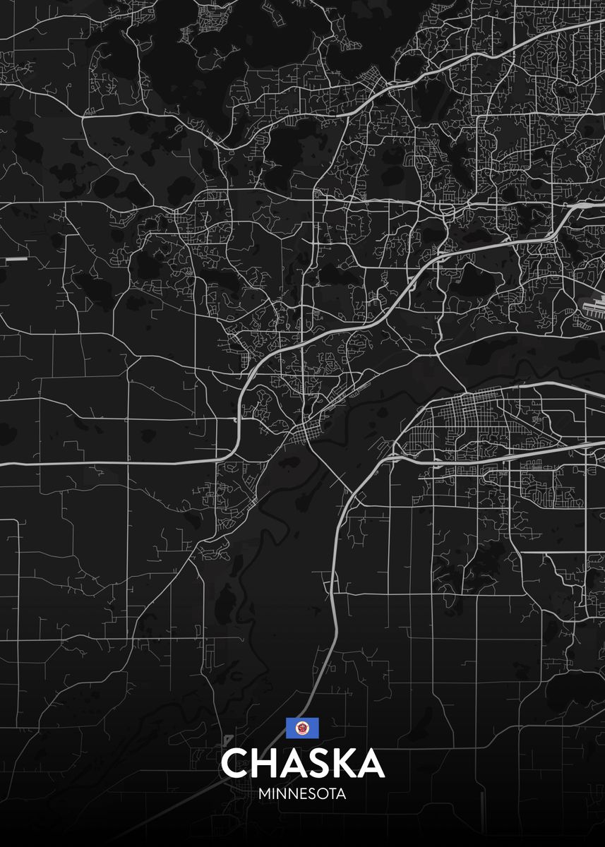 'Chaska MN' Poster by IMR Designs Displate