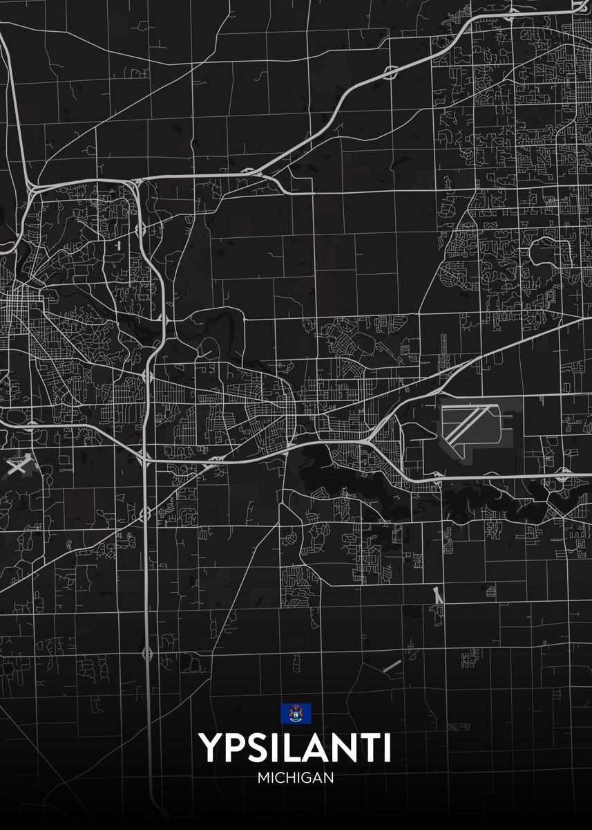 'Ypsilanti MI' Poster by IMR Designs Displate