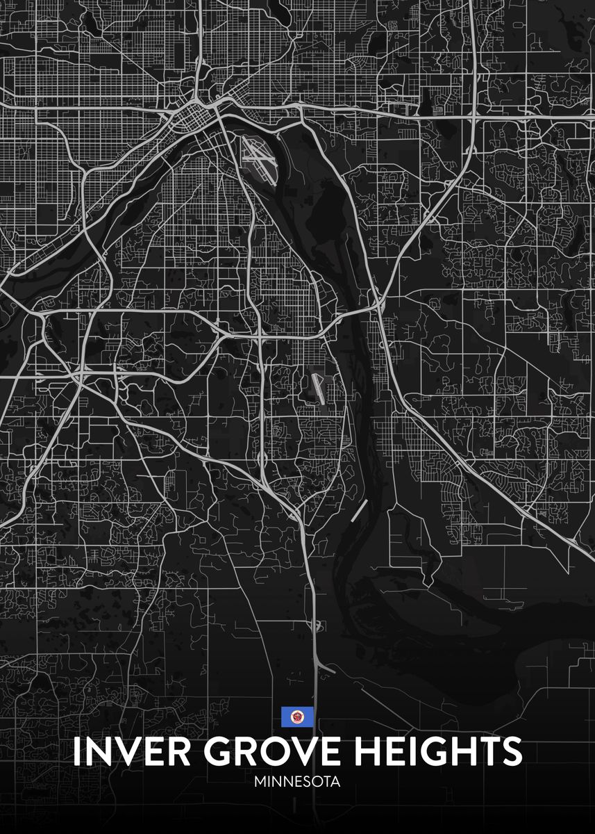 'Inver Grove Heights MN' Poster by IMR Designs Displate