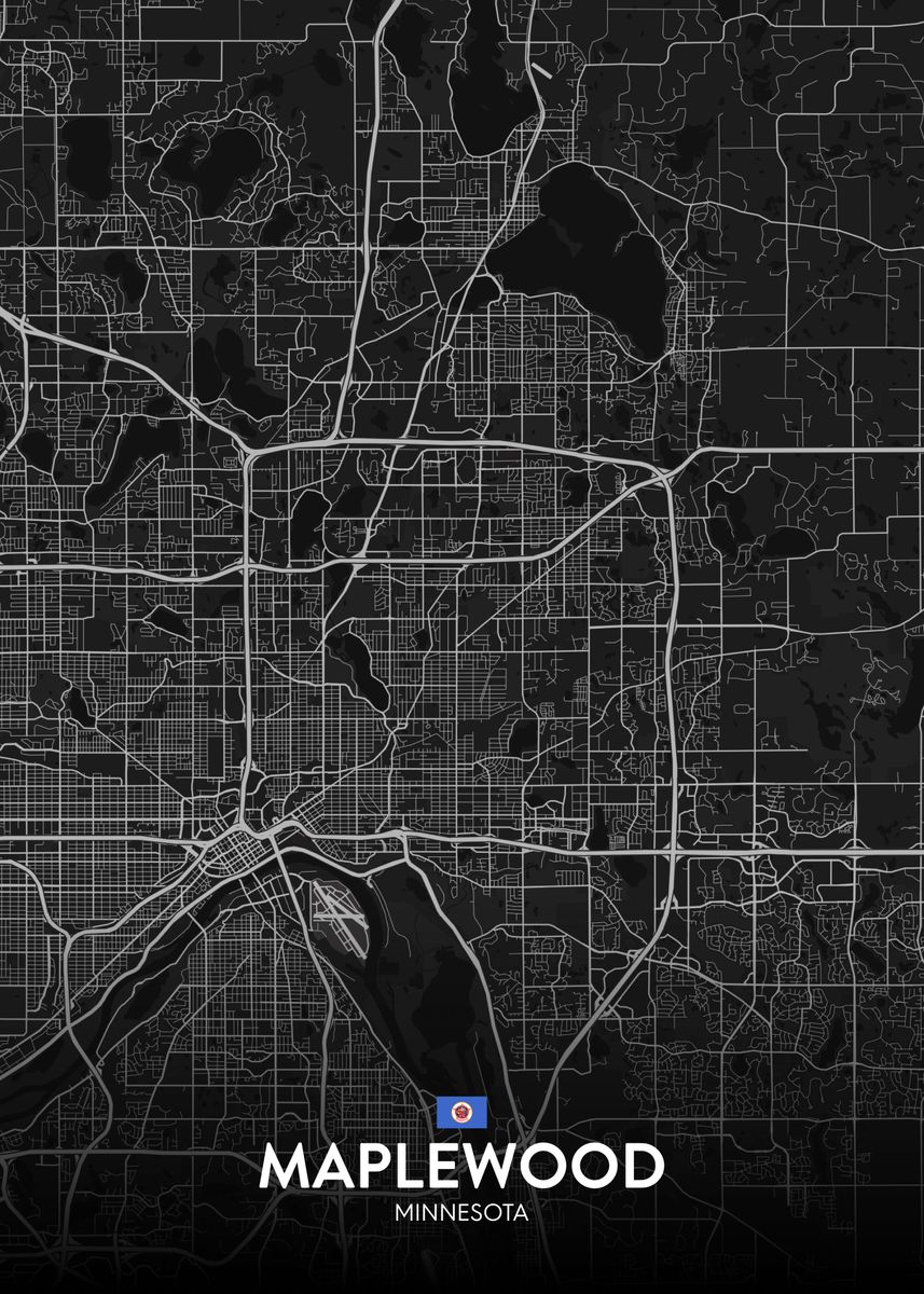 'Maplewood MN' Poster by IMR Designs Displate