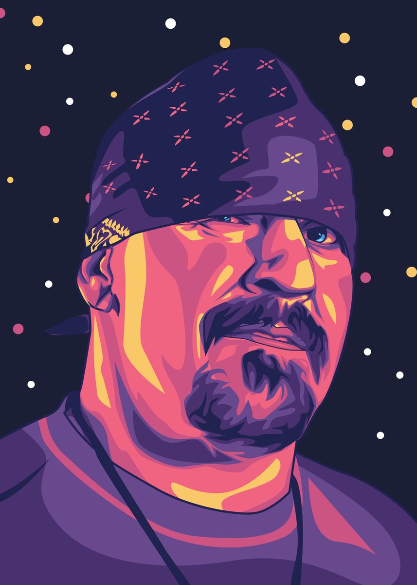 Mike Rafi Poster 'Mike' Poster, picture, metal print, paint by G Design | Displate