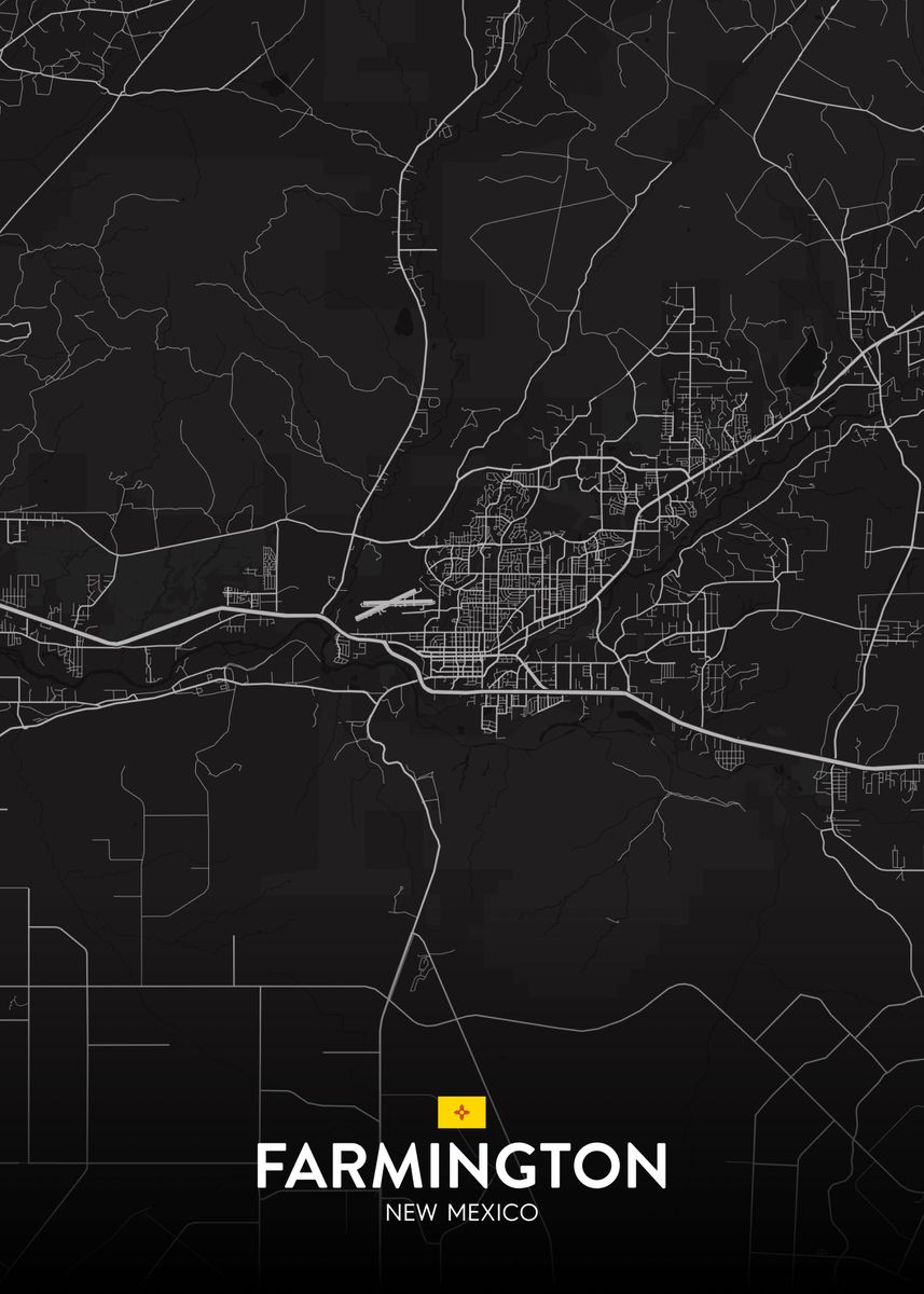 &lsquo;Farmington NM&rsquo; Poster by IMR Designs | Displate