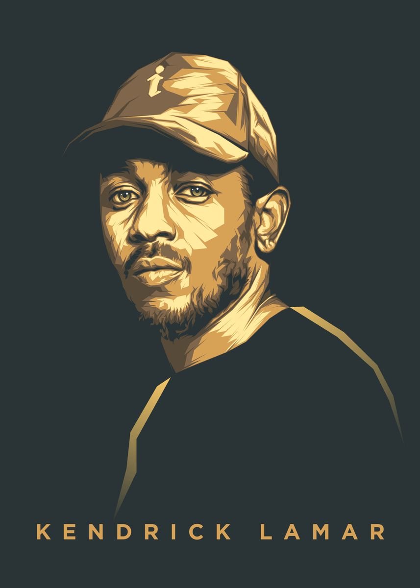 'Kendrick Lamar Rapper' Poster by Lucky Dream | Displate