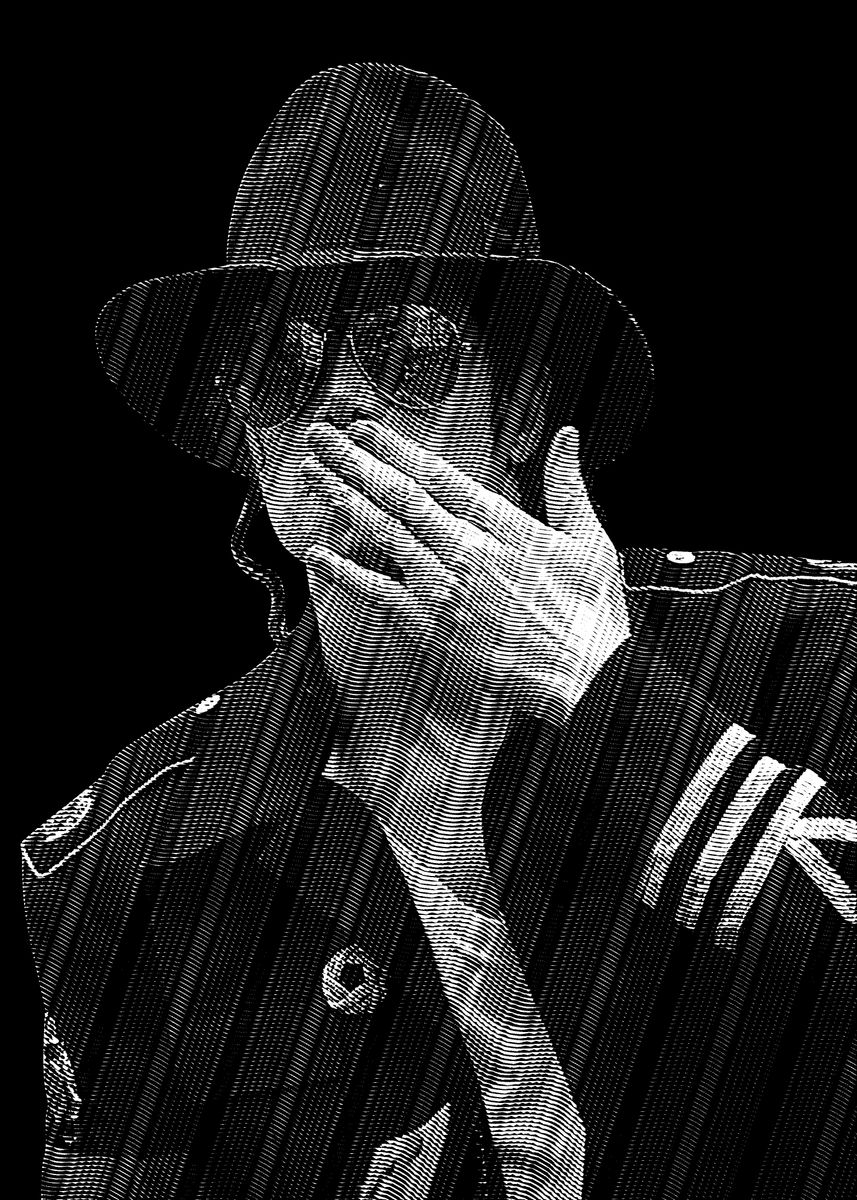 'Michael Jackson ' Poster, picture, metal print, paint by San ...