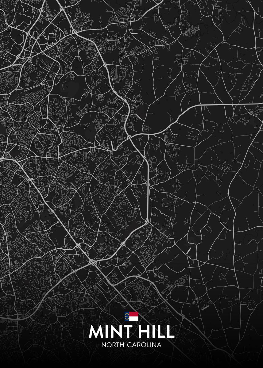 'Mint Hill NC' Poster by IMR Designs Displate