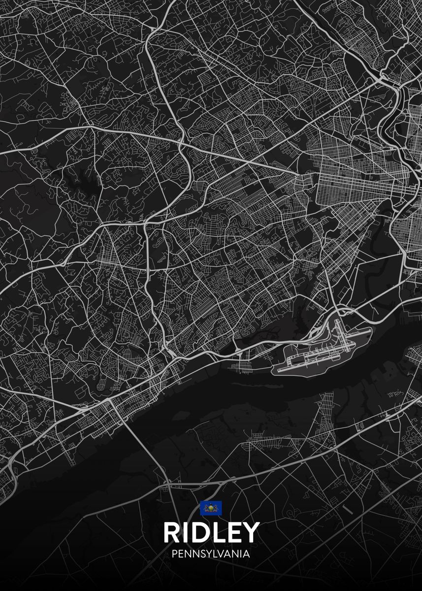 'Ridley PA' Poster by IMR Designs Displate