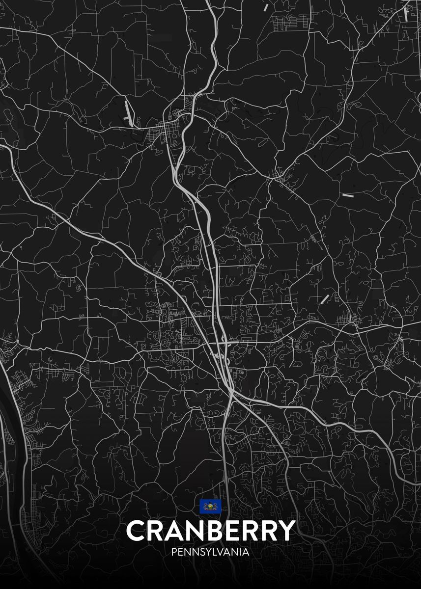 'Cranberry PA' Poster by IMR Designs Displate