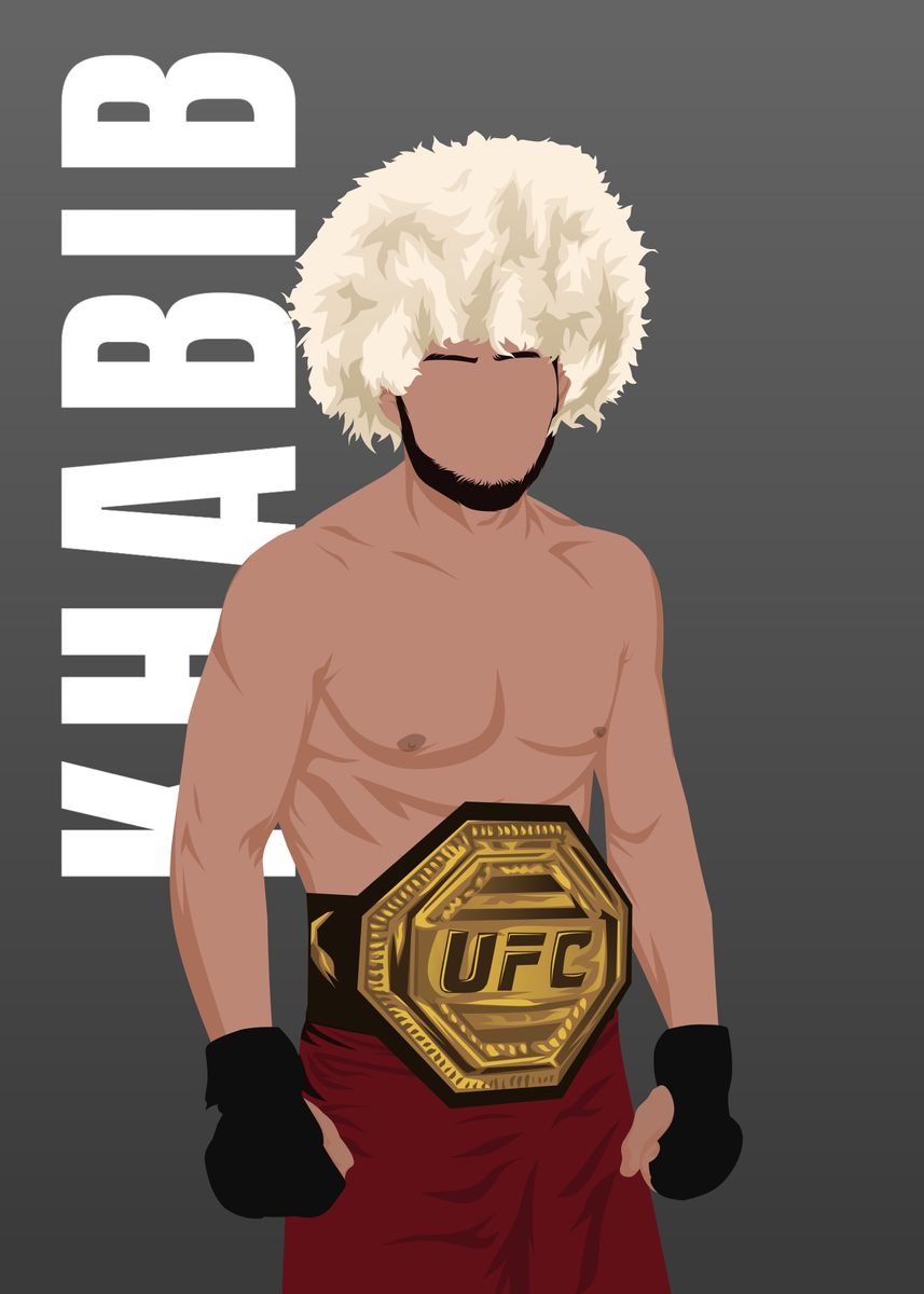  Poster Khabib Nurmagomedov MMA UFC Wall Art 01