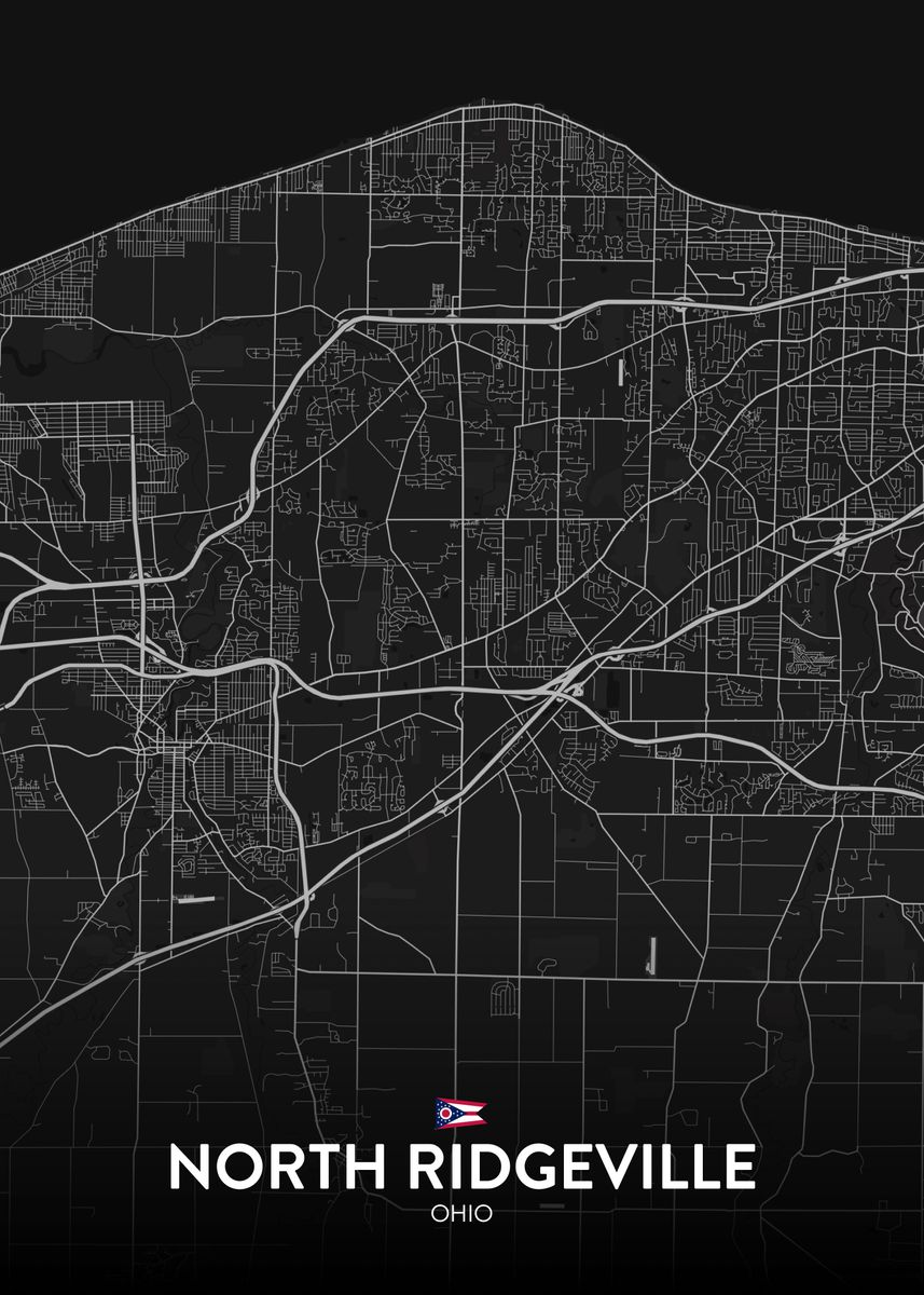 'North Ridgeville OH' Poster by IMR Designs Displate