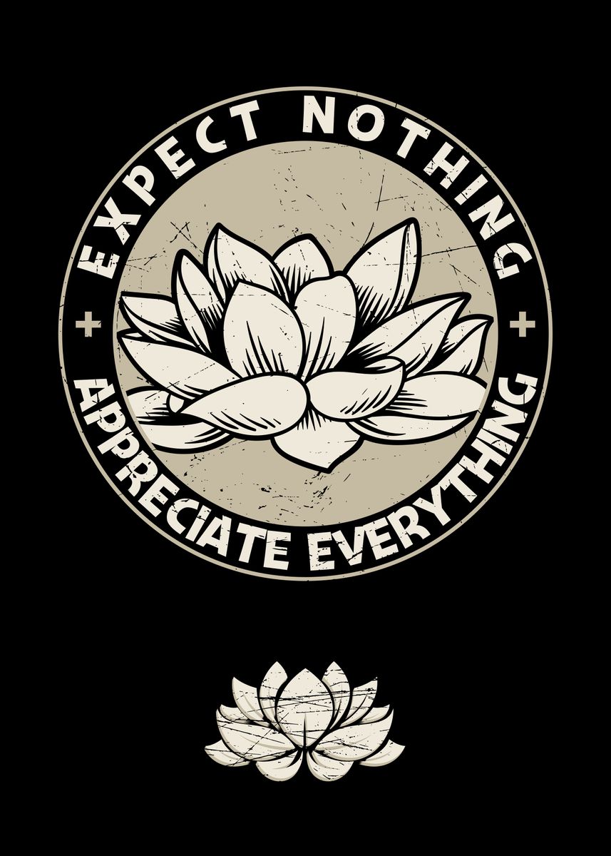 'Yoga Quote great Wall Art' Poster, picture, metal print, paint by