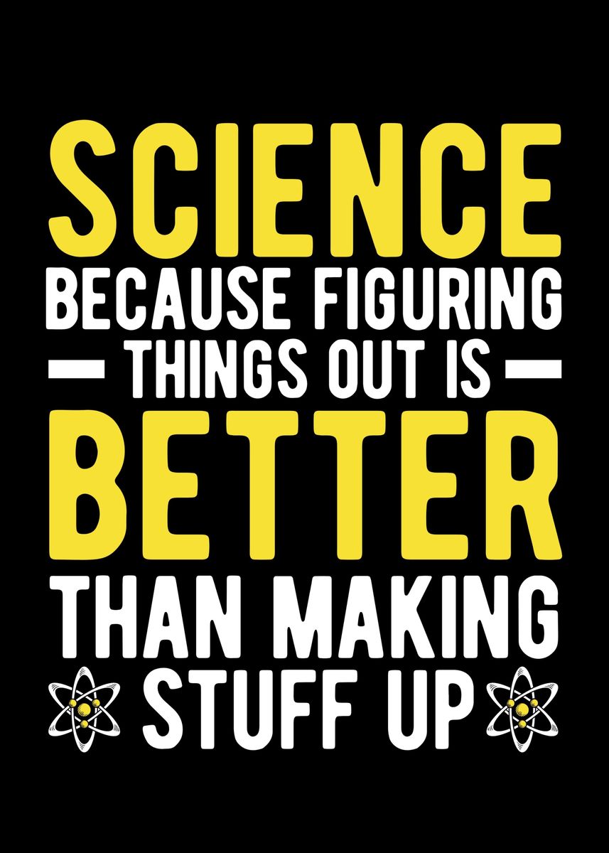 'science funny ' Poster, picture, metal print, paint by teehowa timlset ...