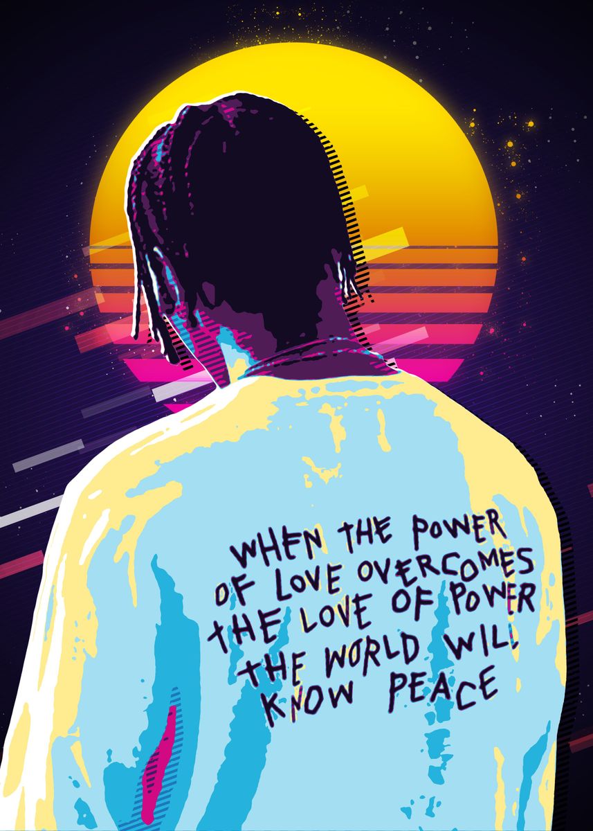 Travis Scott X Rockets Poster