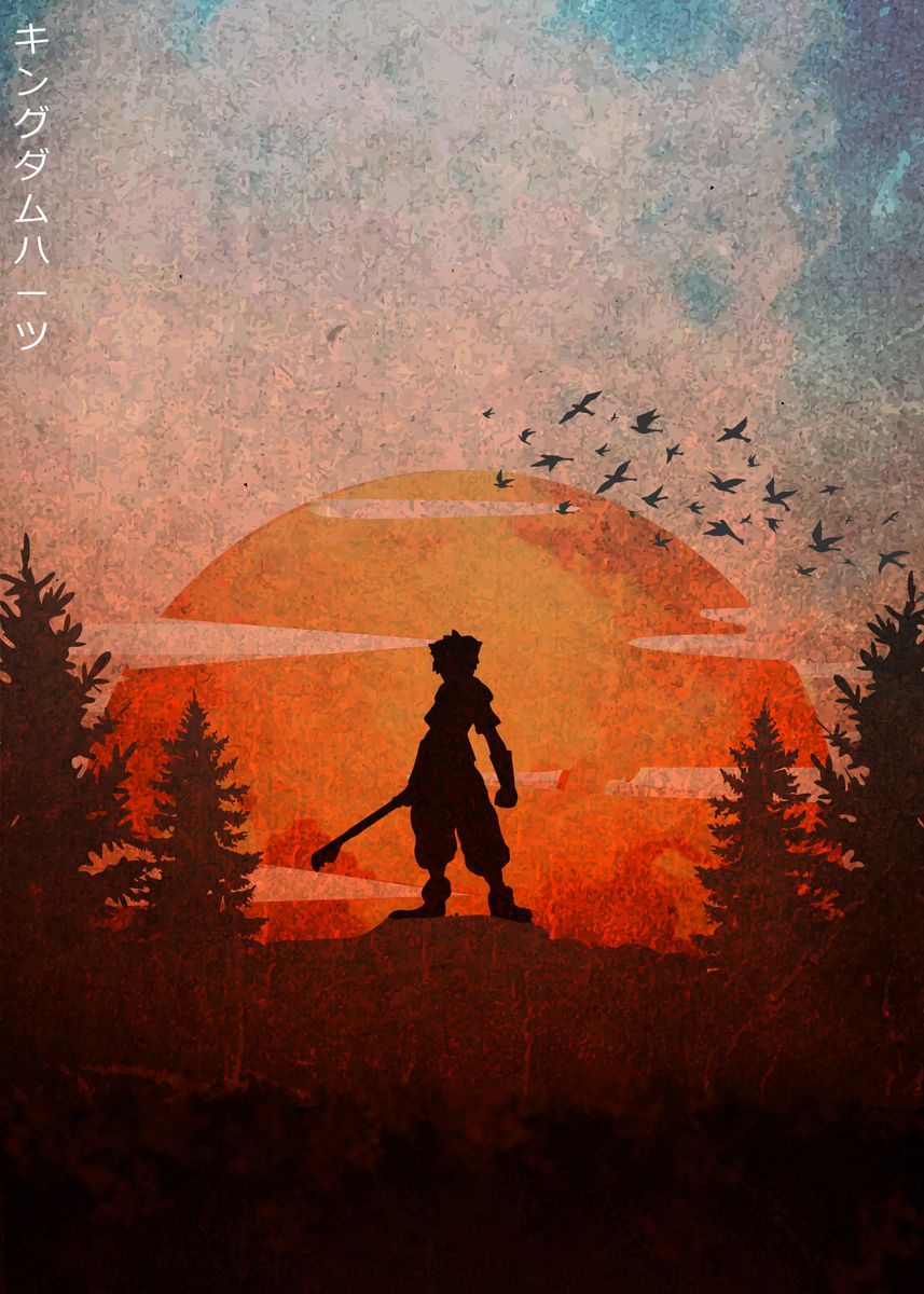 'kingdom hearts' Poster by Gaming ART Displate