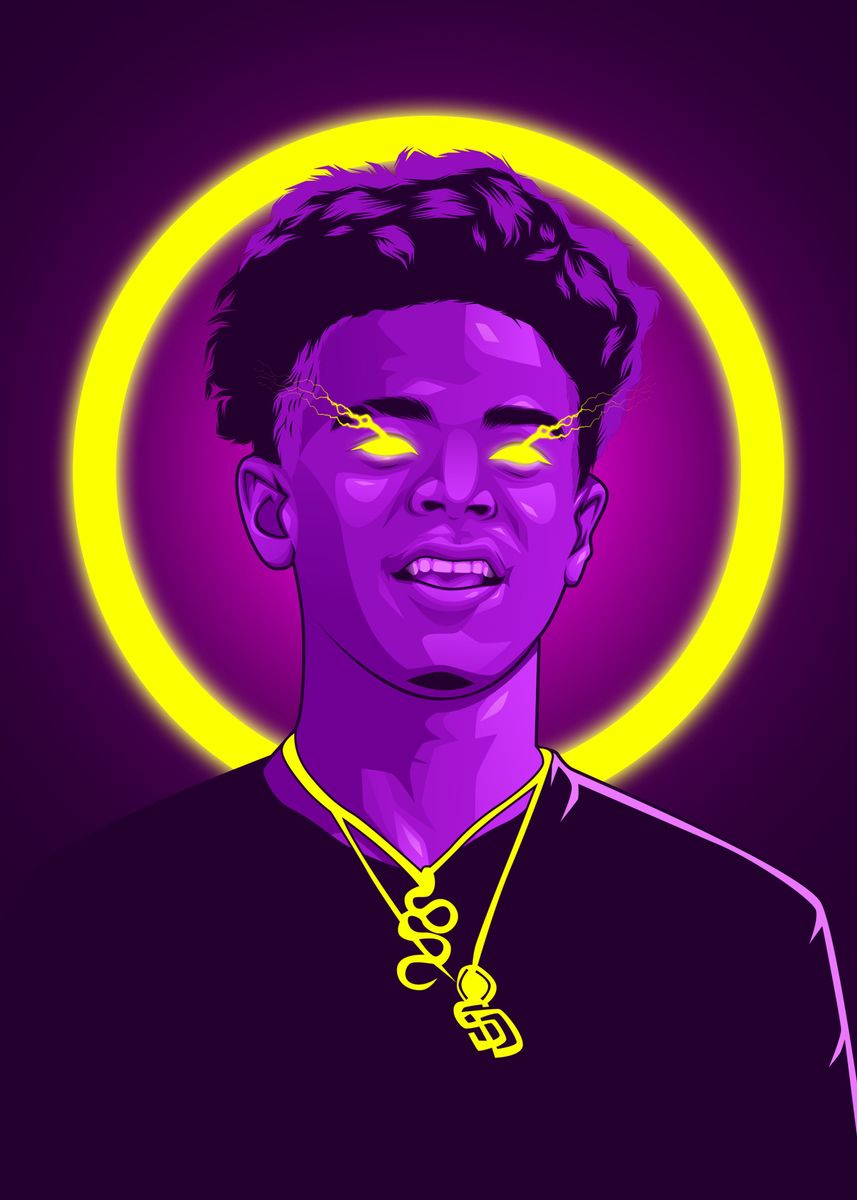 'Lil Mosey' Poster, picture, metal print, paint by Colorize Studio ...