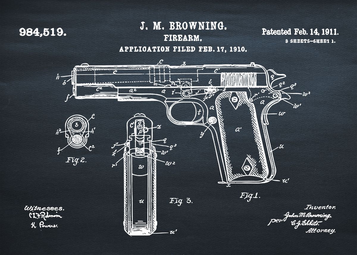 Кольт 1911 we взрыв схема