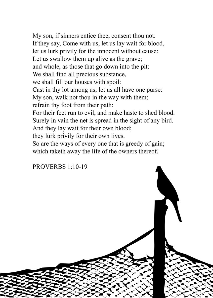 Proverbs 1 10 19 Poster Picture Metal Print Paint By ABConcepts proverbs-1-10-19-poster-picture-metal-print-paint-by-abconcepts