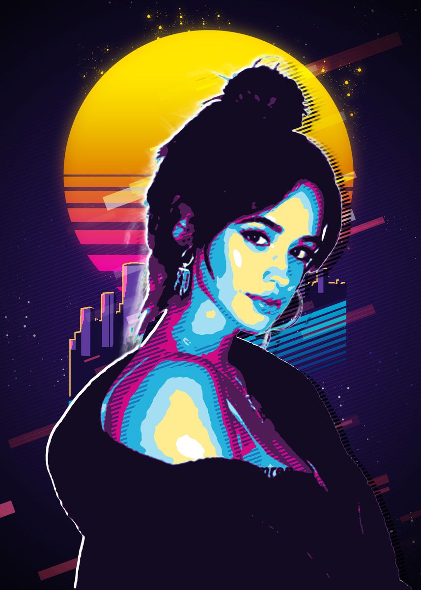 'Camila Cabello' Poster, picture, metal print, paint by Trending Music ...