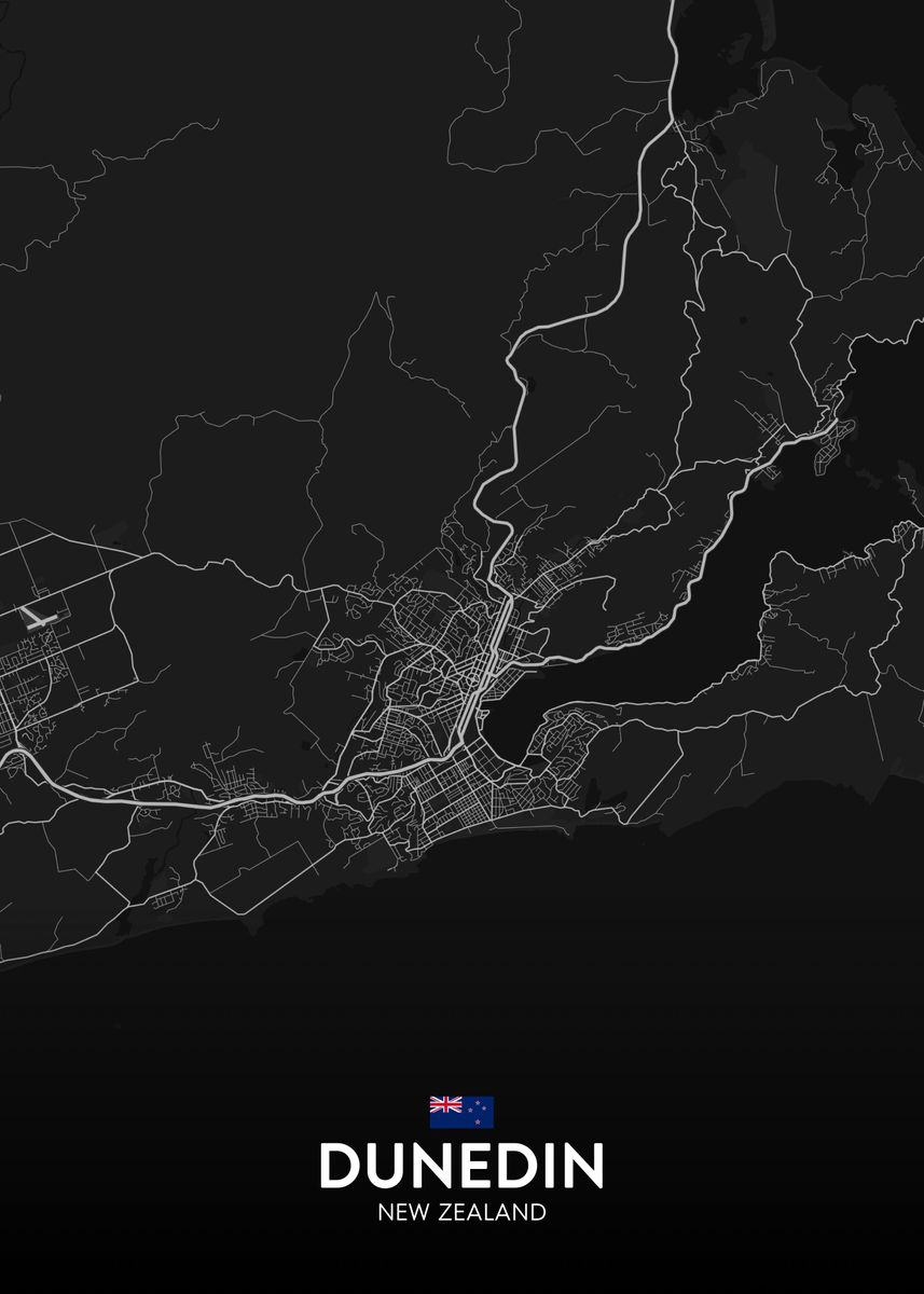 'Dunedin NZ' Poster by IMR Designs Displate