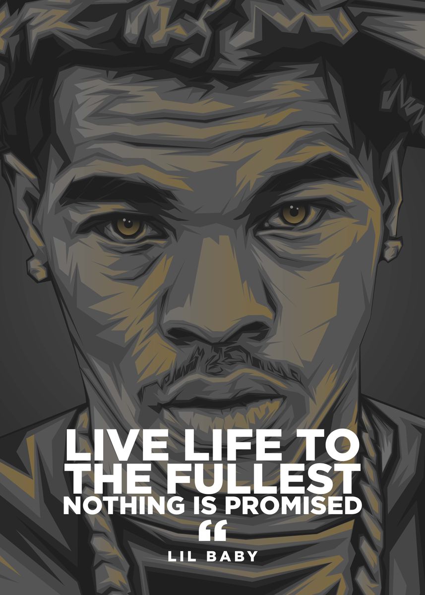 'Lil Baby Rapper Hip Hop' Poster by Lucky Dream Displate