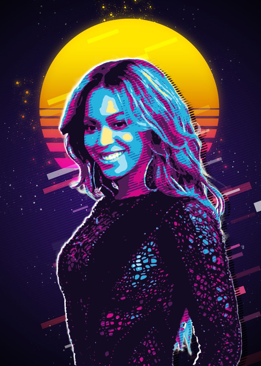 'Beyonce' Poster By Trending Music Retro | Displate